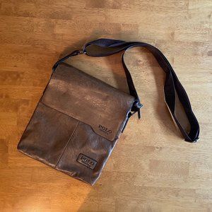 NWOT Brown Polo Vicuna crossbody
